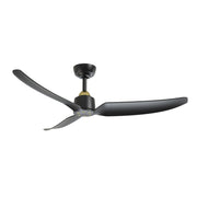 Haus Appeal Alden 52in 3-Blade Ceiling Fan | Modern Brushed Gold and Matte Black | Bedroom & Living Room | 52 x 52 x 12.875 in | Model CF92952-BG-MB