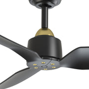 Haus Appeal Alden 52in 3-Blade Ceiling Fan | Modern Brushed Gold and Matte Black | Bedroom & Living Room | 52 x 52 x 12.875 in | Model CF92952-BG-MB