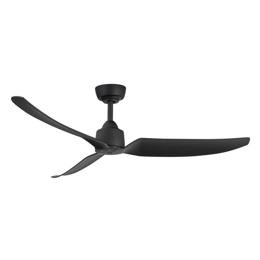 Haus Appeal Alden 52in 3-Blade Ceiling Fan | Modern Matte Black Aluminum and ABS | Bedroom & Living Room | 52 x 52 x 12.875 in | Model CF92952-MB