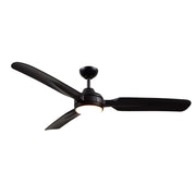Haus Appeal Presidio 60in 3-Blade LED Ceiling Fan | Modern Matte Black and Frosted Polymeric | Living Room & Bedroom | Model CF95960-MB