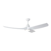 Haus Appeal Langley 60in 3-Blade LED Ceiling Fan | Modern White and Wood Blades | Living Room & Bedroom | 60 x 60 x 15 in | Model CF97860-WH-5CCT