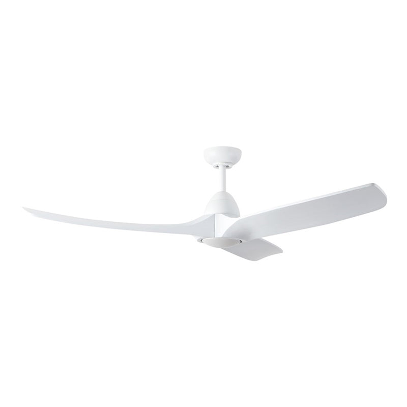 Haus Appeal Langley 60in 3-Blade LED Ceiling Fan | Modern White and Wood Blades | Living Room & Bedroom | 60 x 60 x 15 in | Model CF97860-WH-5CCT