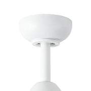 Haus Appeal Langley 60in 3-Blade LED Ceiling Fan | Modern White and Wood Blades | Living Room & Bedroom | 60 x 60 x 15 in | Model CF97860-WH-5CCT