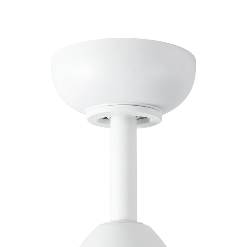 Haus Appeal Langley 60in 3-Blade LED Ceiling Fan | Modern White and Wood Blades | Living Room & Bedroom | 60 x 60 x 15 in | Model CF97860-WH-5CCT