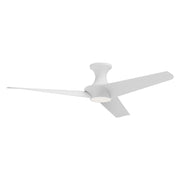 Haus Appeal Sora-H 56in 3-Blade Ceiling Fan | Wabi-Sabi White and Frosted Diffuser | Living Room & Bedroom | 56 x 56 x 10.75 in | Model HF523056WH