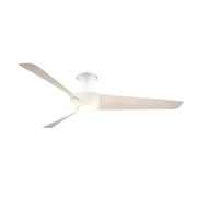 Haus Appeal Sora-H 56in 3-Blade Ceiling Fan | Wabi-Sabi White and Frosted Diffuser | Living Room & Bedroom | 56 x 56 x 10.75 in | Model HF523056WH
