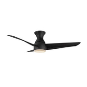 Haus Appeal Elara 54in 3-Blade LED Hugger Ceiling Fan | Modern Matte Black | Bedroom & Living Room | 54 x 54 x 14.125 in | Model HF91954-MB