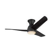 Haus Appeal Elara 54in 3-Blade LED Hugger Ceiling Fan | Modern Matte Black | Bedroom & Living Room | 54 x 54 x 14.125 in | Model HF91954-MB