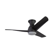 Haus Appeal Elara 54in 3-Blade LED Hugger Ceiling Fan | Modern Matte Black | Bedroom & Living Room | 54 x 54 x 14.125 in | Model HF91954-MB