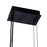 Kalco Glacier 1Lt 48" Linear Pendant, Smoked Firenze/Black Nickel