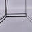 Kalco Glacier 1Lt 48" Linear Pendant, Smoked Firenze/Black Nickel
