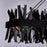 Kalco Glacier 1Lt 48" Linear Pendant, Smoked Firenze/Black Nickel