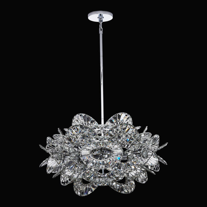 Kalco Luminoso 14Lt Chand, Chrome/Trapezoidal Crystal - 045456-010-FR001