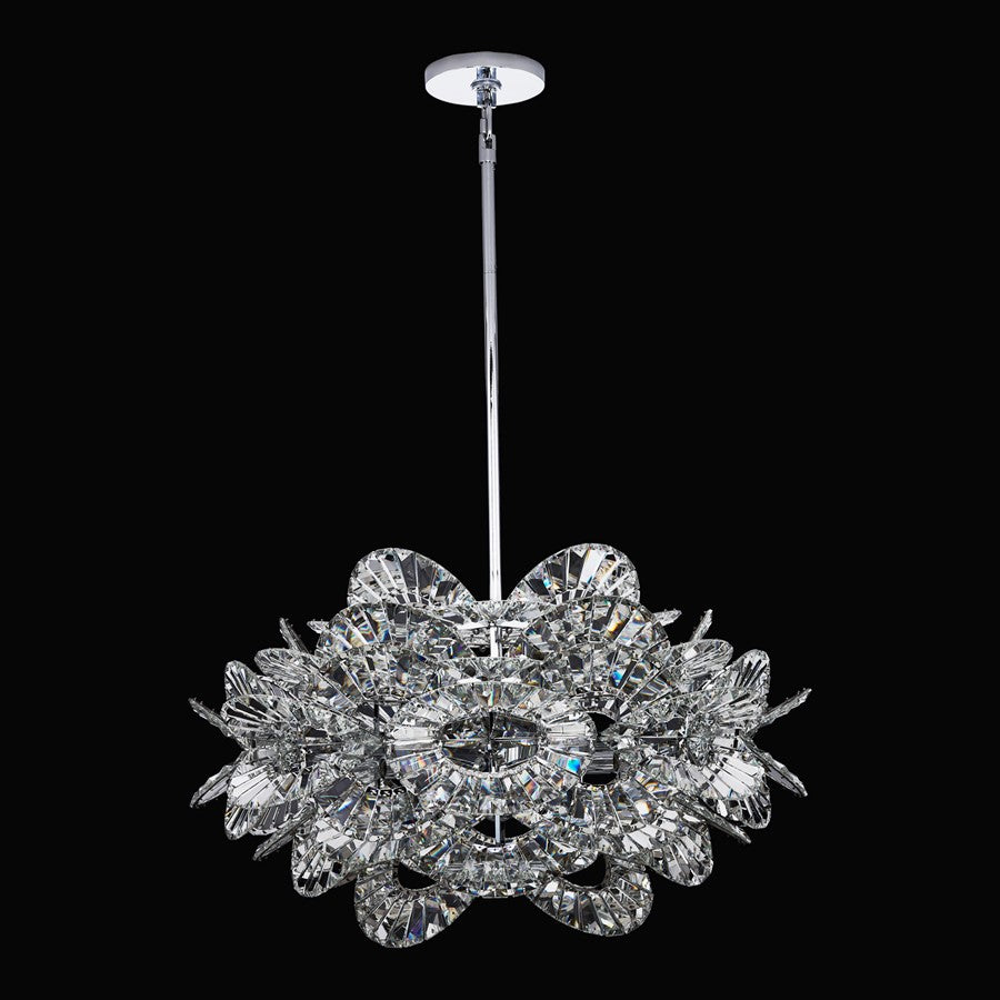 Kalco Luminoso 14Lt Chand, Chrome/Trapezoidal Crystal - 045456-010-FR001