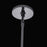 Kalco Luminoso 14Lt Chand, Chrome/Trapezoidal Crystal