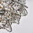 Kalco Luminoso 14Lt Chand, Chrome/Trapezoidal Crystal