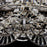 Kalco Luminoso 14Lt Chand, Chrome/Trapezoidal Crystal