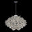 Kalco Luminoso 18Lt Chand, Chrome/Trapezoidal Crystal
