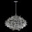 Kalco Luminoso 18Lt Chand, Chrome/Trapezoidal Crystal