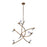 Kalco Bilancia 8 Light Chandelier, Firenze Clear/True Brass - 045656-062-FR001