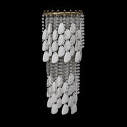 Kalco Farfalle 2Lt Wall Sconce, Clear/Brushed Champagne Gold - 047321-038-FR001