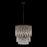 Kalco Farfalle 18Lt Chandelier, Clear/Brushed Champagne Gold
