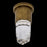 Kalco Lighting Ore 1 Light Wall Sconce, Clear/True Brass