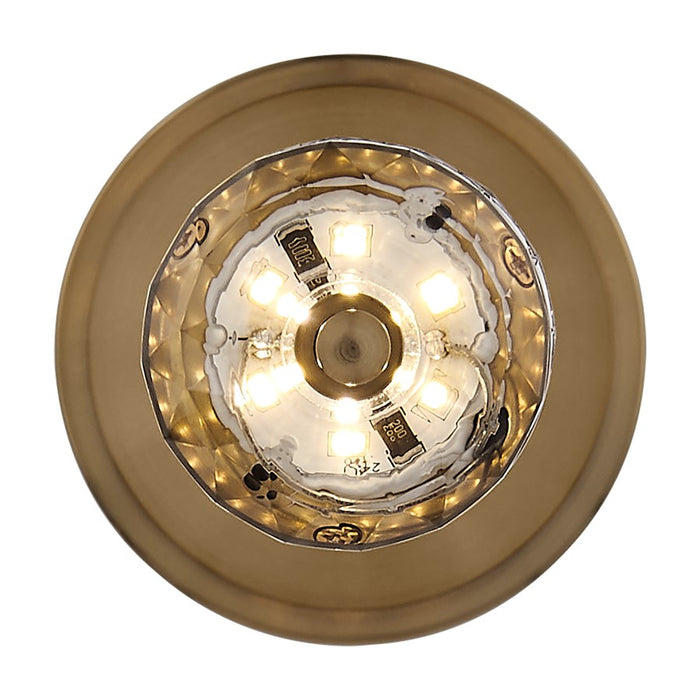 Kalco Goccia 2 Light Mini Pendant/Firenze Clear/Winter Brass