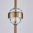 Kalco Goccia 2 Light Mini Pendant/Firenze Clear/Winter Brass