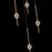 Kalco Goccia 12 Light Chandelier, Firenze Clear/Winter Brass