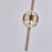 Kalco Goccia 12 Light Chandelier, Firenze Clear/Winter Brass