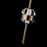 Kalco Goccia 18 Light Chandelier, Firenze Clear/Winter Brass