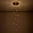 Kalco Goccia 18 Light Chandelier, Firenze Clear/Winter Brass