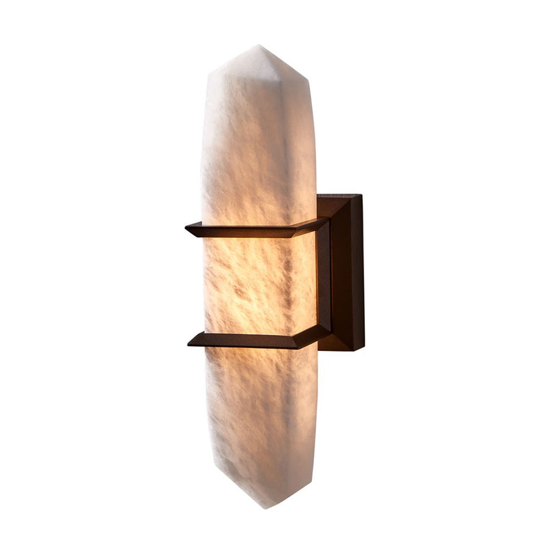Kalco Lighting Jewel 1 Light Outdoor Wall Sconce, Old Bronze
