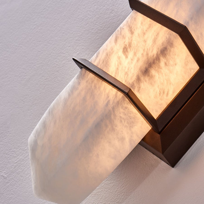Kalco Lighting Jewel 1 Light Outdoor Wall Sconce, Old Bronze