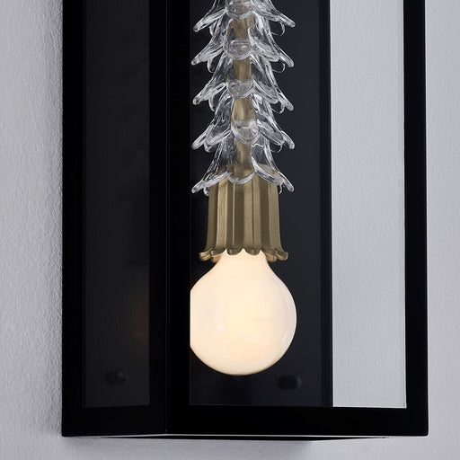 Kalco Lighting Midsummer 2 Light Outdoor Wall Sconce, Matte Black