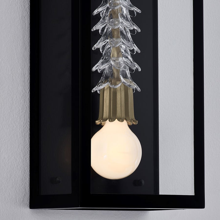 Kalco Lighting Midsummer 2 Light Outdoor Wall Sconce, Matte Black