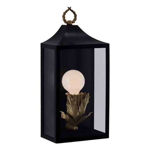 Kalco Lighting Marge 1 Light Outdoor Wall Sconce, Matte Black - 410220MB