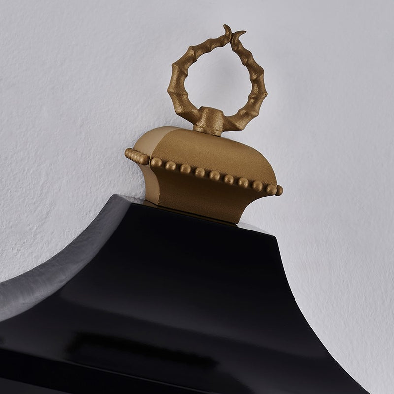Kalco Lighting Marge 3 Light Outdoor Wall Sconce, Matte Black