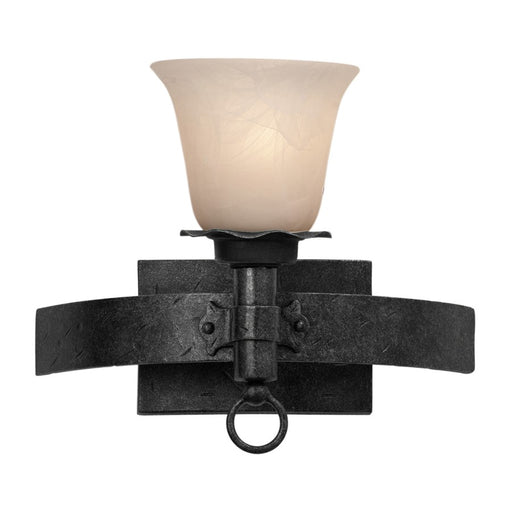 Kalco Lighting Americana 1 Light Bath Wall Sconce, Black - 4201B-1219