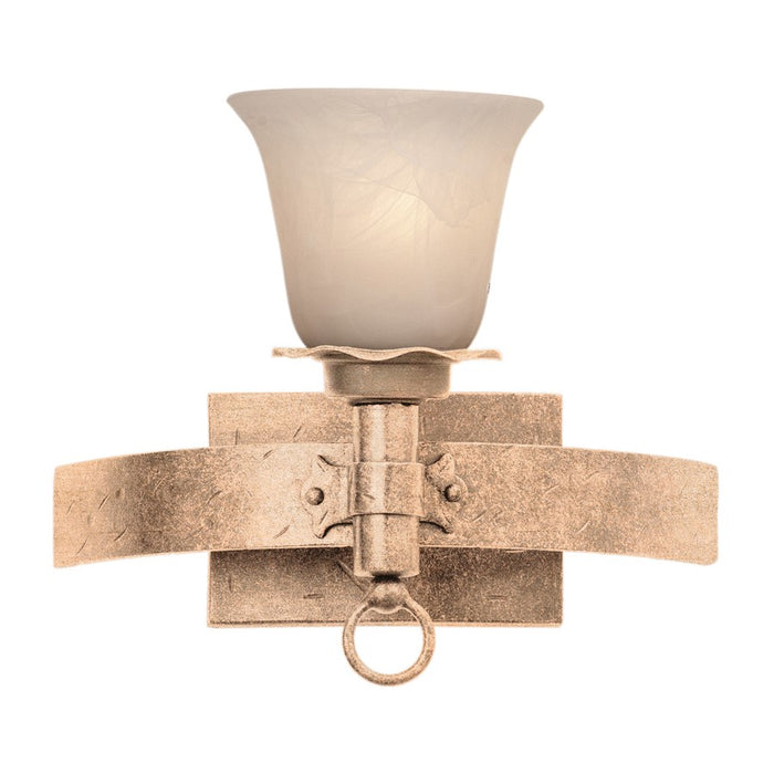 Kalco Lighting Americana 1 Light Bath Wall Sconce, Modern Gold - 4201MG-1219