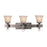 Kalco Lighting Americana 3 Light Vanity Light, Pearl Silver - 4203PS-1219