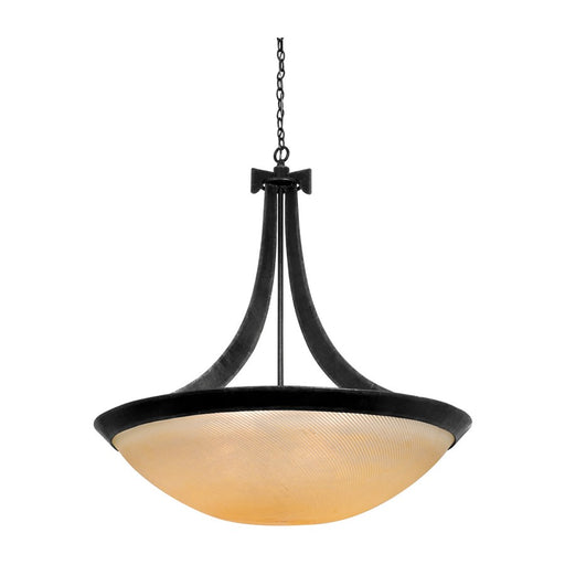 Kalco Lighting Copenhagen 6 Light Chandelier, Tortoise Shell - 4348TO-ANTQ