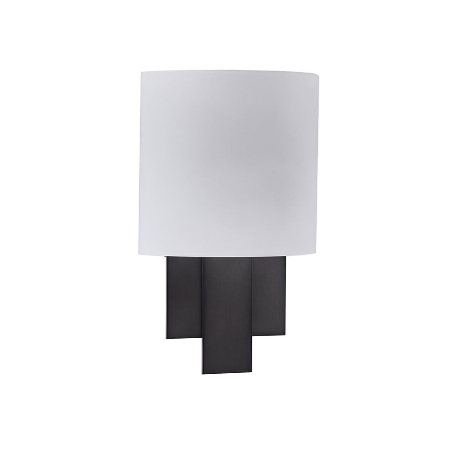 Kalco Lighting Espille 1 Light Wall Sconce, Satin Black Nickel - 4652SBN