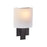 Kalco Lighting Espille 1 Light Wall Sconce, Satin Black Nickel