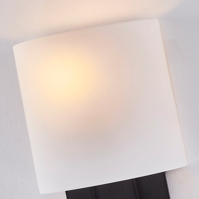Kalco Lighting Espille 1 Light Wall Sconce, Satin Black Nickel