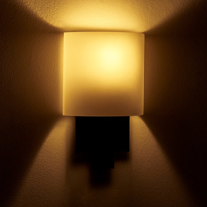 Kalco Lighting Espille 1 Light Wall Sconce, Satin Black Nickel