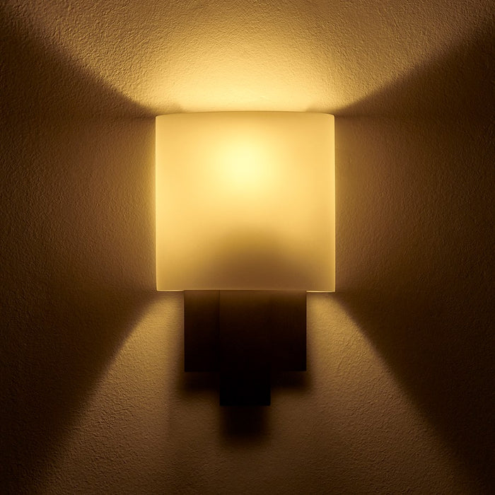 Kalco Lighting Espille 1 Light Wall Sconce, Satin Nickel
