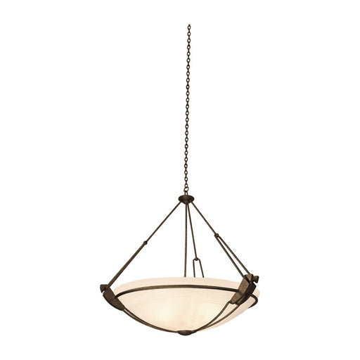 Kalco Lighting Grande 3 Light Pendant, Antique Copper/Alabaster - 4845AC-ALAB