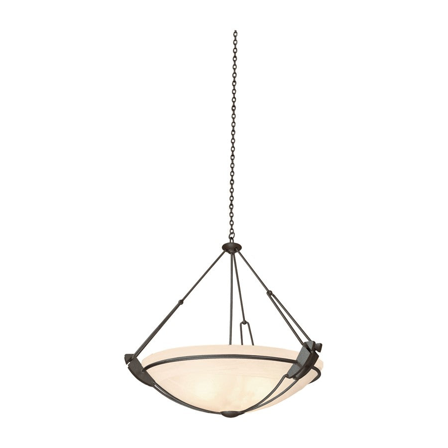Kalco Lighting Grande 3 Light Pendant, Black/Alabaster - 4845B-ALAB